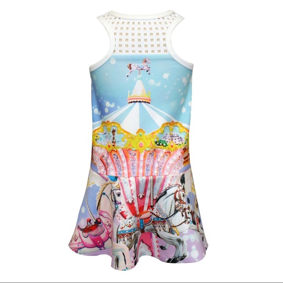 NWT - Baby Sara - Rhinestone Carousel Dress - Picture 2 of 4